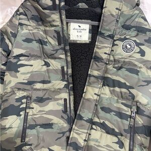 Abercrombie Kids Green Camo Jacket